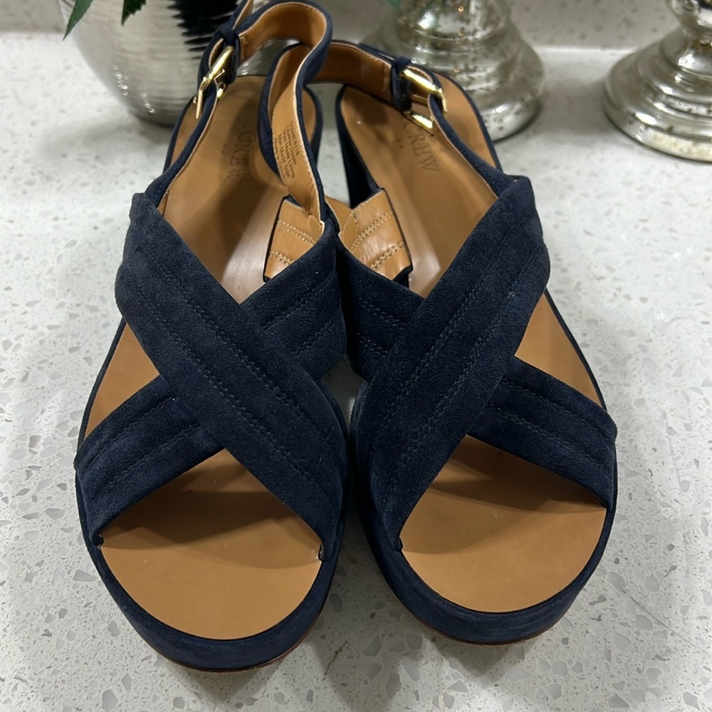 J. Crew suede sandals